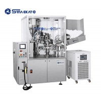 Factory price SINAEKATO Cosmetic toothpaste ointment tube filling and sealing machine