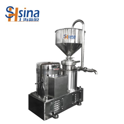 Vertical liquid products colloid mill high shear mixer