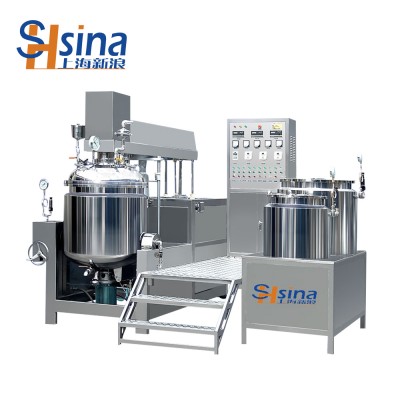 vacuum emulsion homogenizing mixer machine