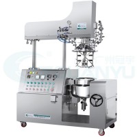 Cosmetic Ointment Mixing Tank Body Lotion Making Machine Face Cream Vacuum Homogenizer Mixer